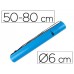 TUBO PORTA DESENHOS EXTENSIVEL 80 CM AZUL TUBO PORTA DESENHOS EXTENSIVEL 80 CM AZUL